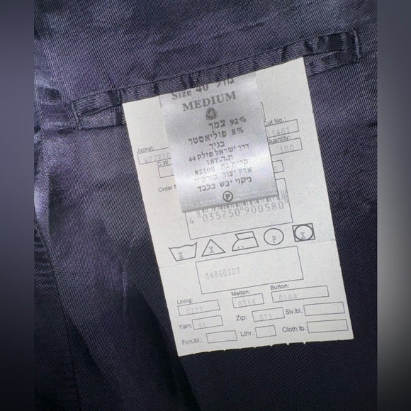 BALMAIN PARIS Wool Blazer in Men's Size M (40'' Chest). - Picture 7 of 9